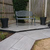 Beautiful porcelain tiles make for a contemporary finish in this West Bridgford garden