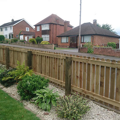 Picket Fencing and Planting in Keyworth